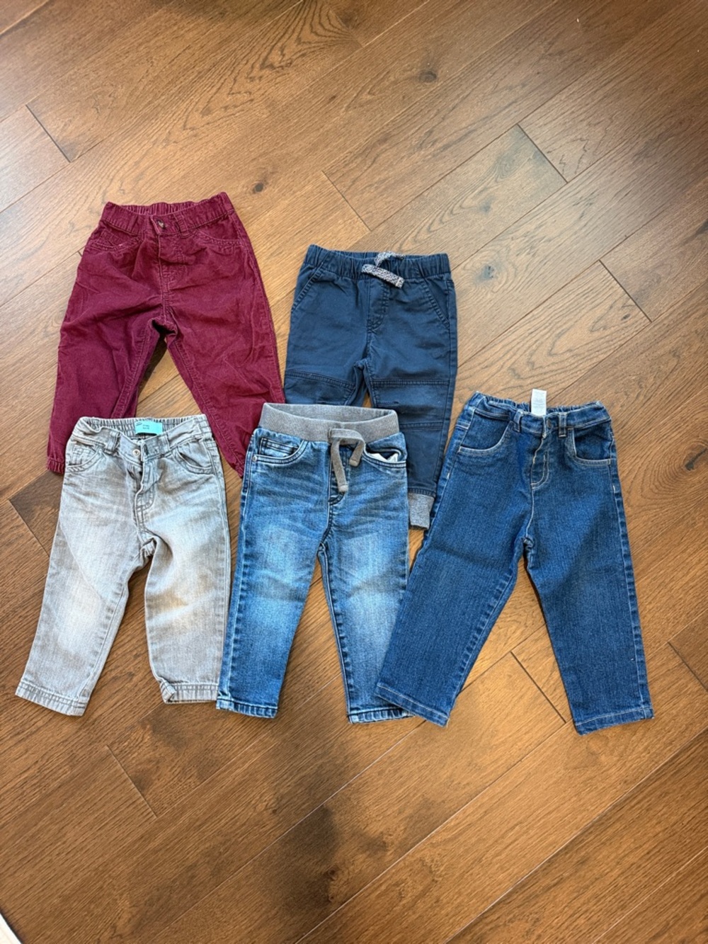 Toddler Boys Pant Bundle of 5 Sizes 18-24 Months - C34-032